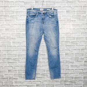 FRAME denim Men's L'Homme Skinny Jeans in Blue El Toro size 34